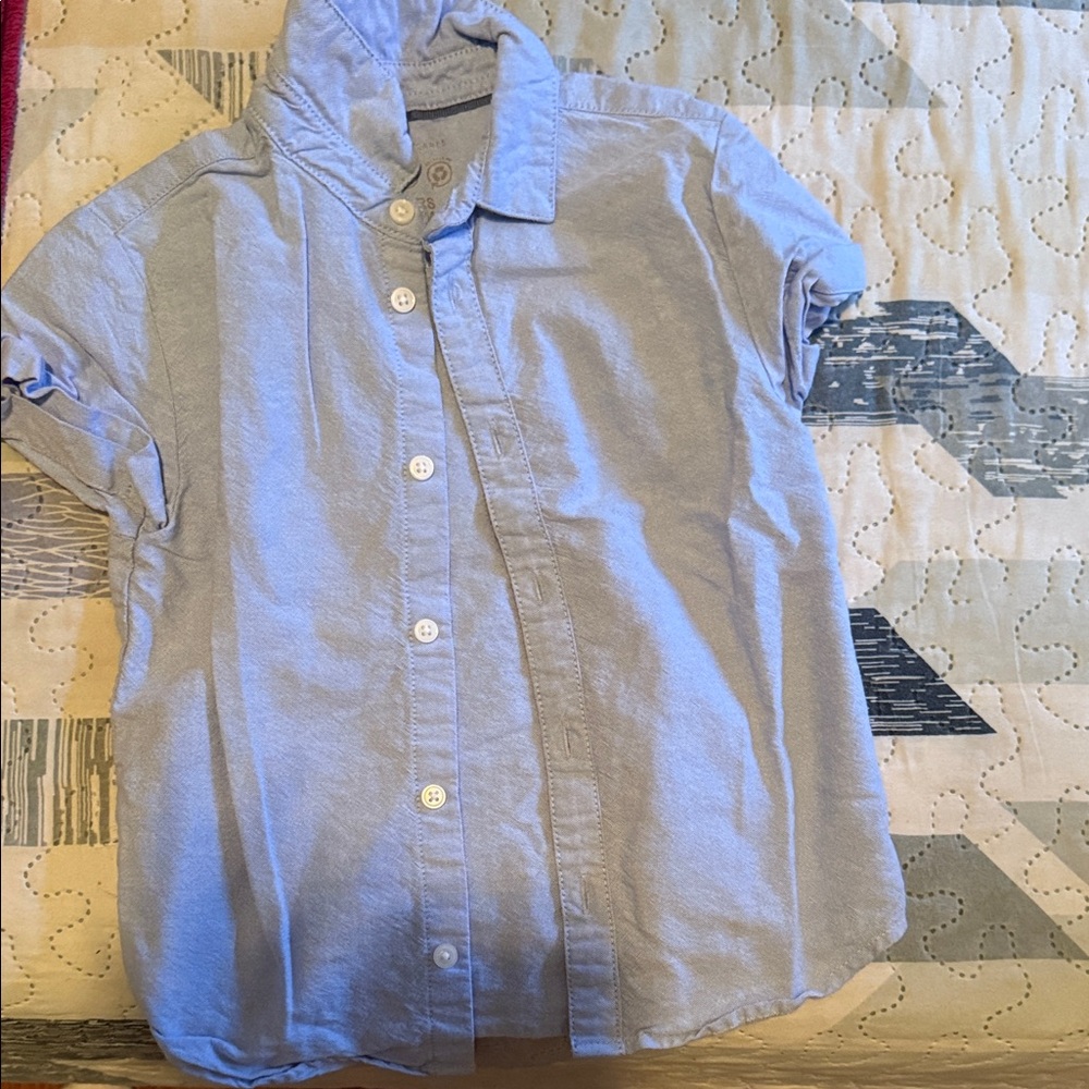 Primark Light Blue Casual Button Down Shirt